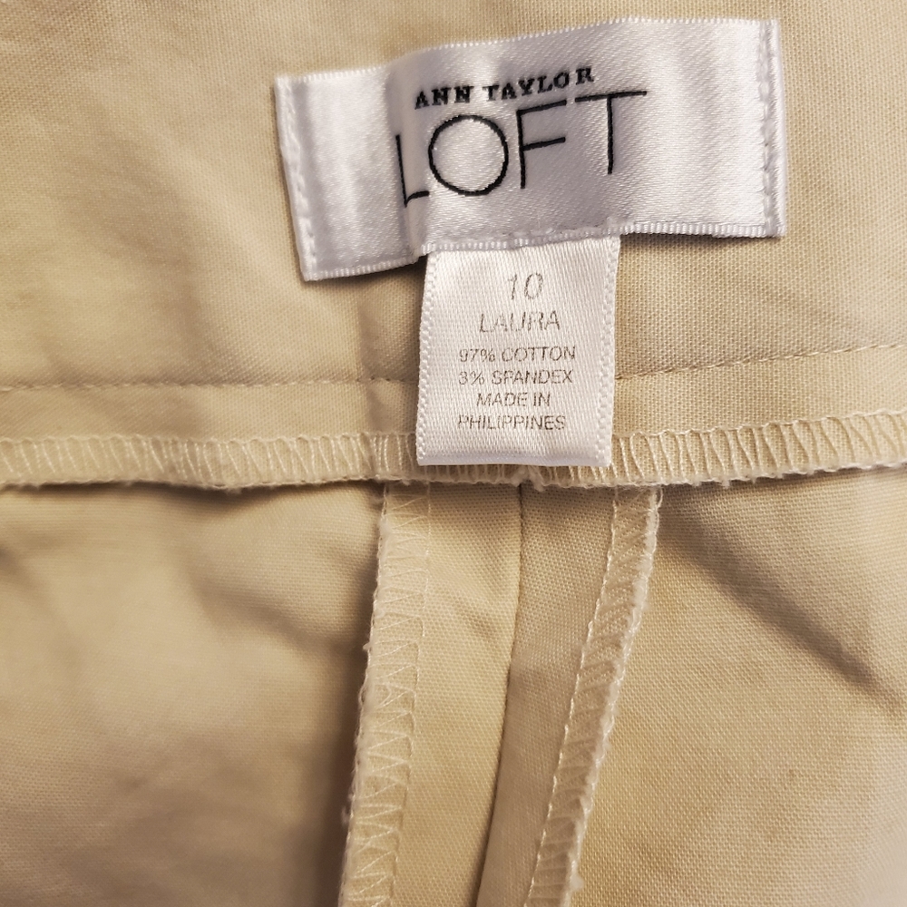 Ann Taylor loft Laura style ladies pants size 10 - Picture 3 of 6